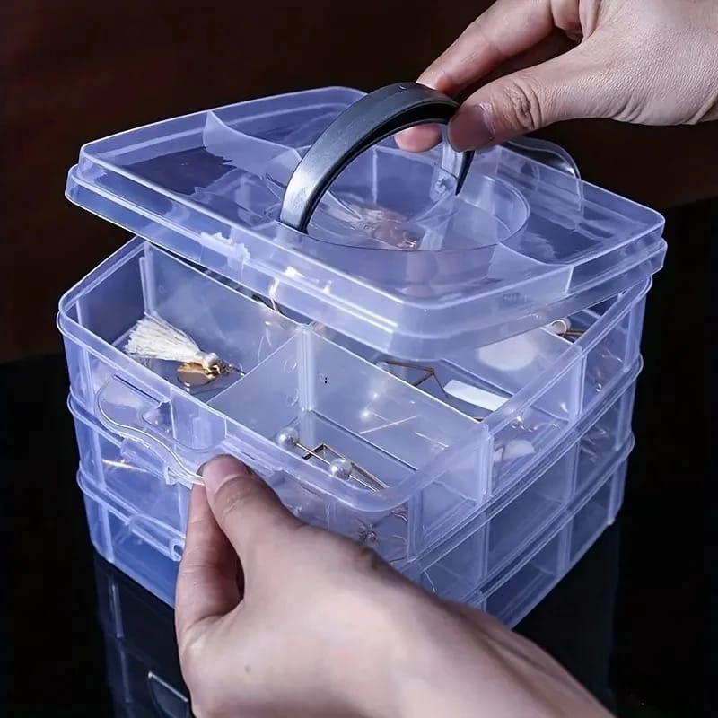 3 Layered Jewellery Organizer Box