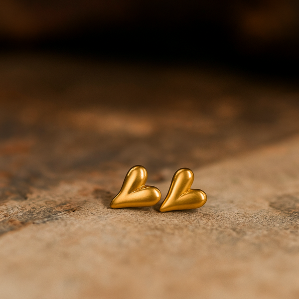 Cinematic Gold Studs