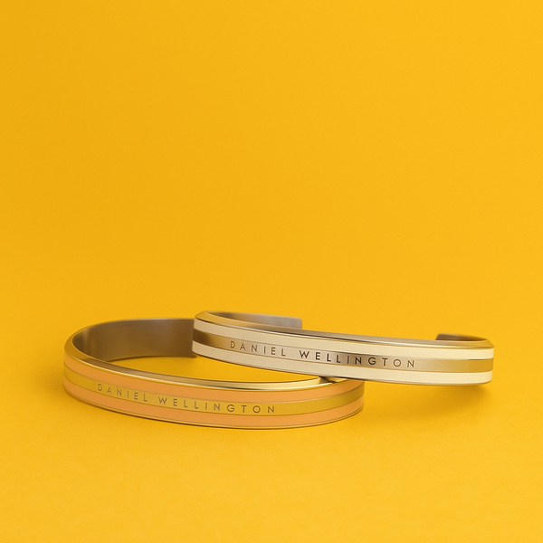 Emalie Bracelet - Rose gold & white