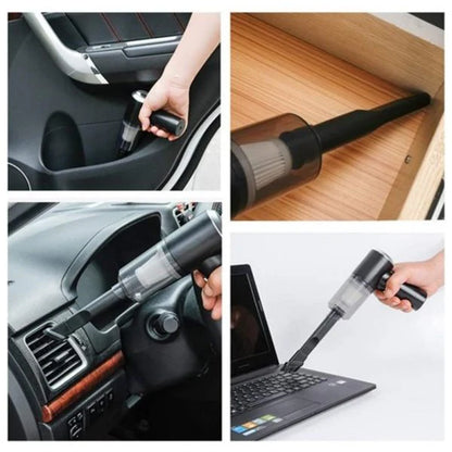 3 In 1 Portable Vacuum Cleaner Wireless Hand-held Cleaning For Car Home