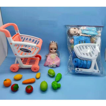 Trolley Doll With Essentials Toy For Kids