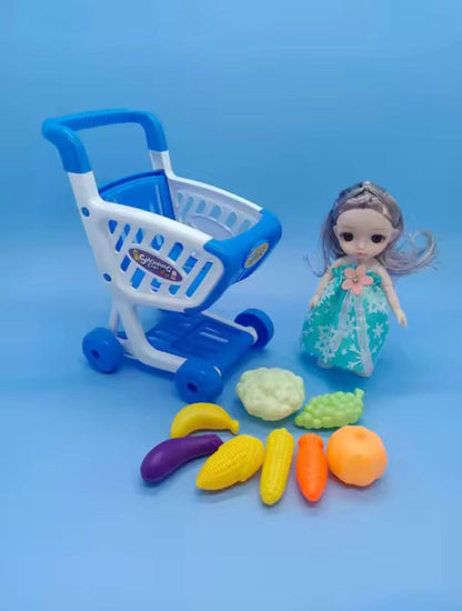 Trolley Doll With Essentials Toy For Kids