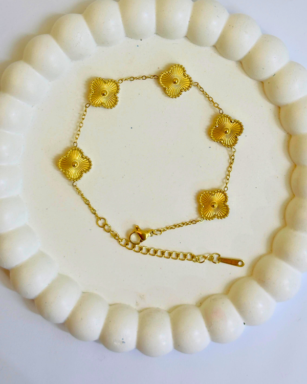 Golden Clover Bracelet