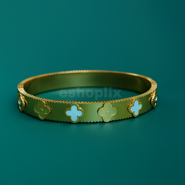 Clover Cuff Bracelet