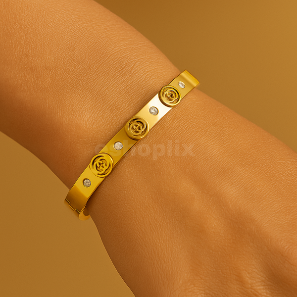 Gucci-Inspired Golden Cuff