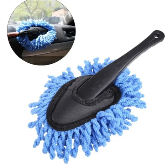 Car Wash Microfiber Cleaning Brush Cleaning Dusts Mop Bristles Strong Water Absorption (random Colors)