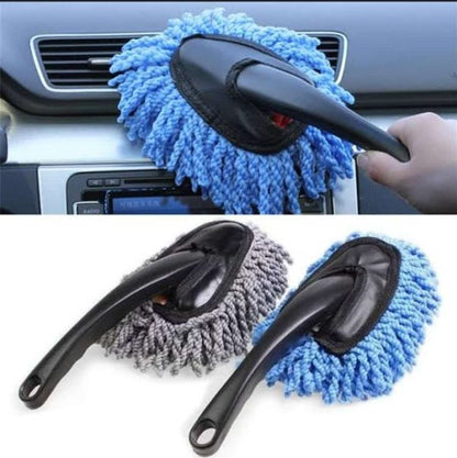 Car Wash Microfiber Cleaning Brush Cleaning Dusts Mop Bristles Strong Water Absorption (random Colors)