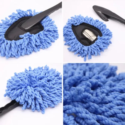 Car Wash Microfiber Cleaning Brush Cleaning Dusts Mop Bristles Strong Water Absorption (random Colors)