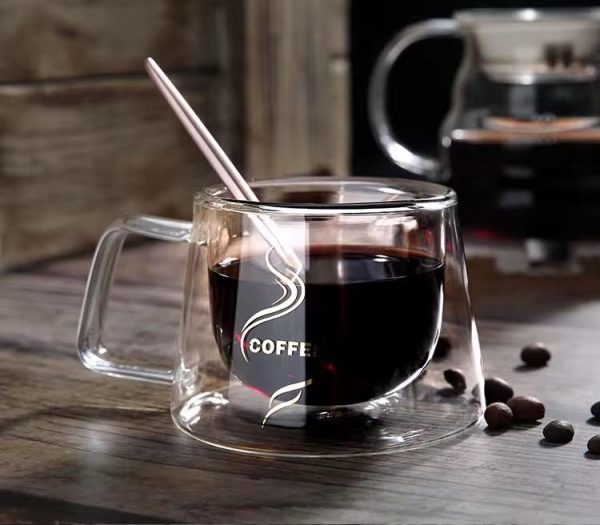 Double Wall Glass Mug - 250ml