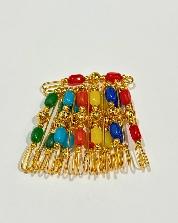 Fancy Hijab Pins - Multi Color