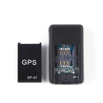 Mini GPS Tracker with magnetic attachment for kids, elderly, and vehicles.