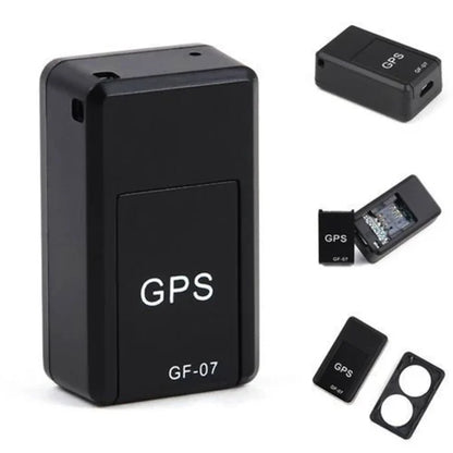 Mini GPS Tracker with magnetic attachment for kids, elderly, and vehicles.