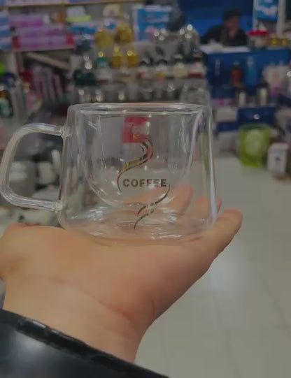 Double Wall Glass Mug - 250ml