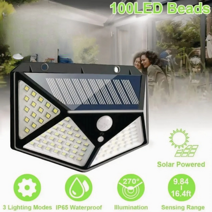 Solar Motion Sensor Wall Lamp